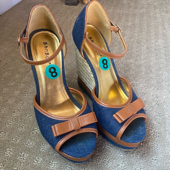 NEW Boho Platform wedge - Picture 1 of 6